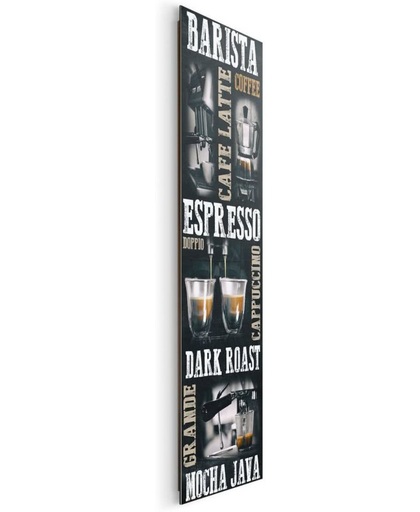REINDERS Koffie - Schilderij - 30x90cm