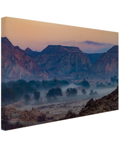 Woestijngebied Midden-Oosten Canvas 60x40 cm - Foto print op Canvas schilderij (Wanddecoratie)