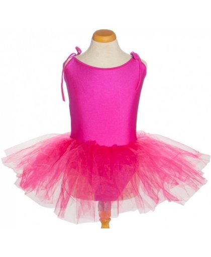Balletpakje + Tutu -  Fuchsia roze - Ballet -  maat 122/128 (12)