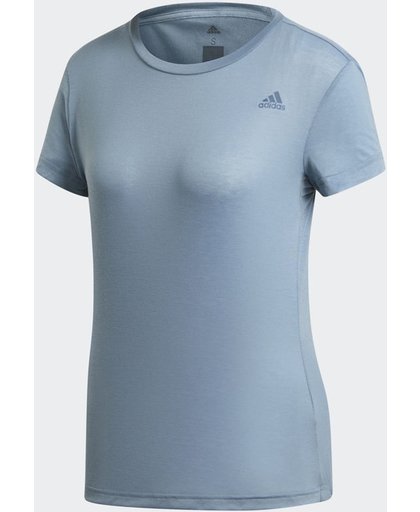 adidas Prime Tee Fitnessshirt Dames - Grey