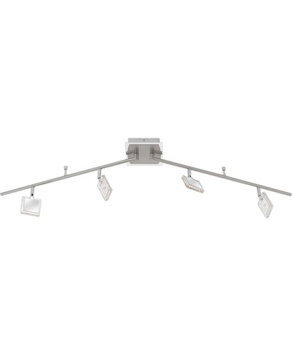 Paul Neuhaus Dana - Plafondlamp - 4 lichts - L 1280 mm - chroom