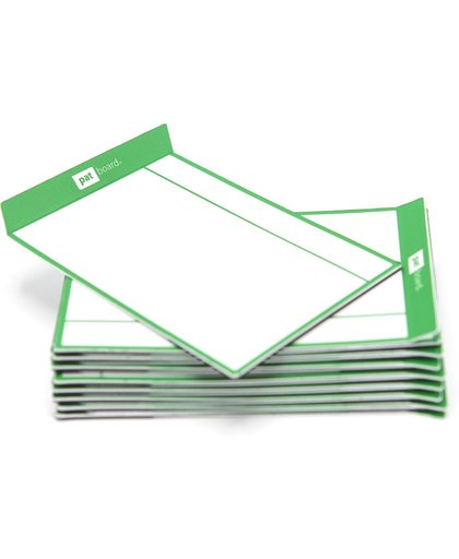 Herschrijfbare magneten of magnetische sticky notes voor scrum, kanban en agile - TASKcards 16x - Groen