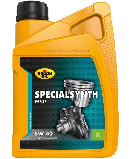 Kroon Oil Motorolie Synthetisch Specialsynth Msp 5w-40 1 Liter