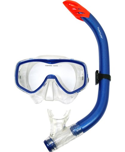 Tunturi Snorkelset - Duikbril met Snorkel - Volwassenen - Blauw