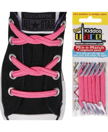U-Lace Elastische Veters voor Kids - Shocking Pink