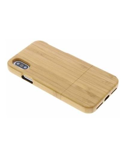 Bamboo echt houten hardcase hoesje voor de iphone x