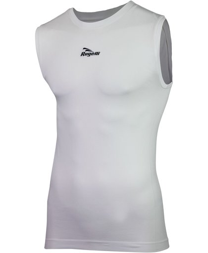 Rogelli Core Undershirt Shortsleeve Heren  Fietsshirt - Maat L  - Mannen - wit L/XL