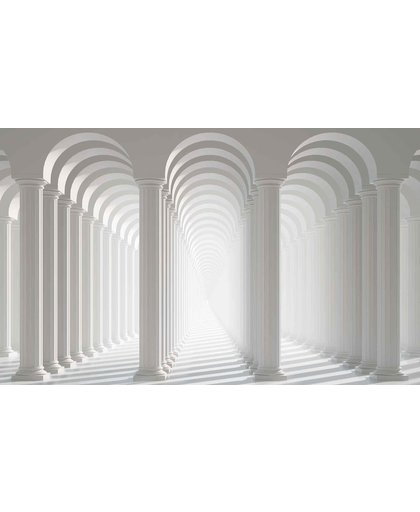 Fotobehang Columns Passage | M - 104cm x 70.5cm | 130g/m2 Vlies