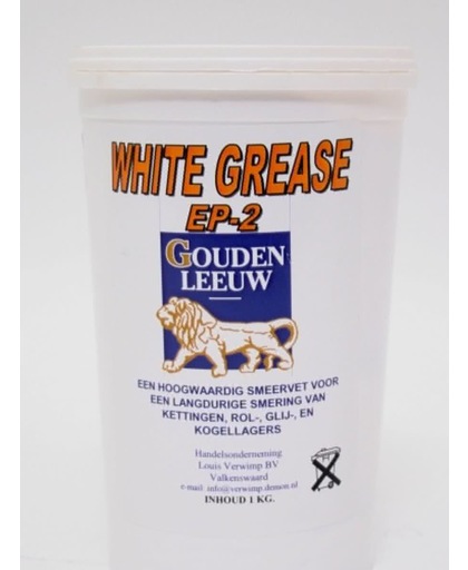 Gouden Leeuw Smeervet White Grease Ep2 1kg