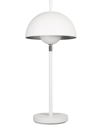 relaxdays - tafellamp rond - metaal design - modern - grote bureaulamp - lamp