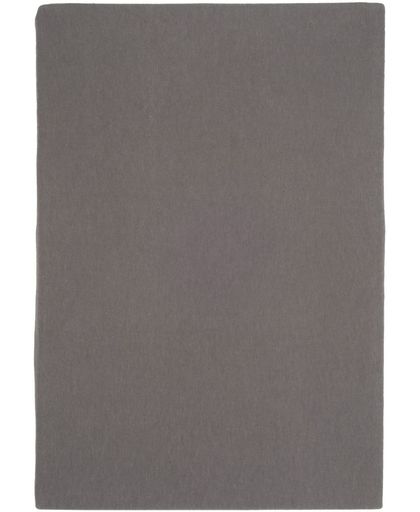 Walra jersey hoeslaken - Anthracite - Lits-jumeaux (180x200/220 cm)