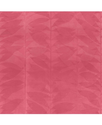 Botanical bladeren roze behang (vliesbehang, roze)