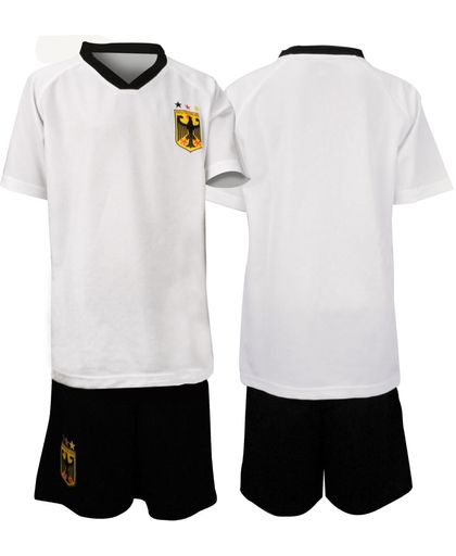 Voetbalset Supporter - Junior - Wit/Zwart - 140