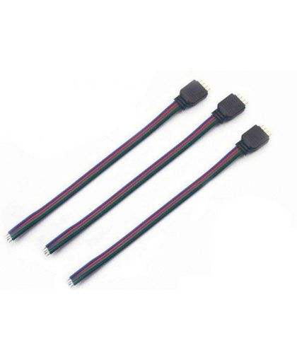 LS-Led RGB Ledstrip connector 4-aderig 15cm