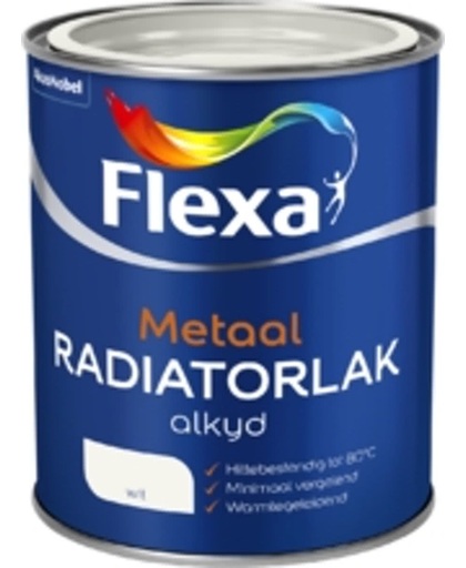 Flexa Radiatorlak Wit 0.75 Ltr
