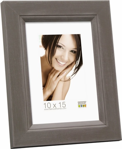 Deknudt Frames fotokader hout, grijs fotomaat 30x30 cm
