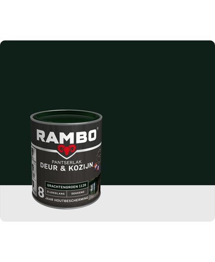 Rambo Deur & Kozijn pantser lak zijdeglans dekkend grachten groen 1128 750 ml