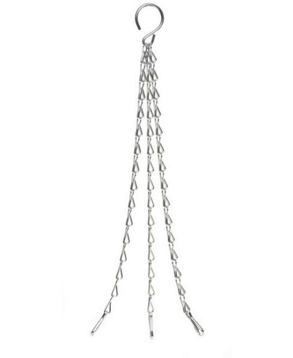 Vervangketting hanging basket - 38 cm - set van 6 stuks