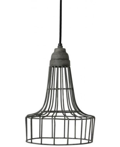 Hanglamp Rond - Grijs Cement - Ø20X30cm