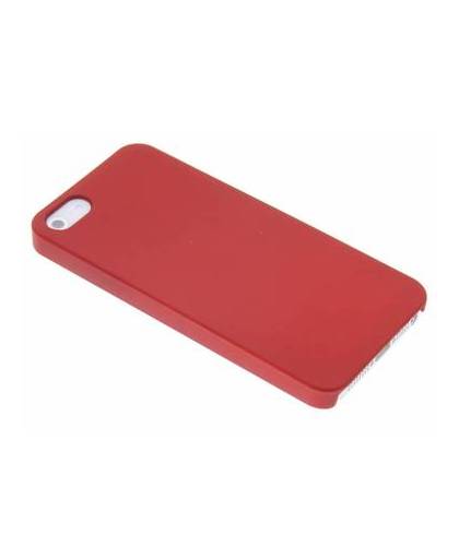 Rode effen hardcase hoesje voor de iphone 5 / 5s / se