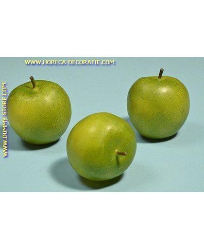 Groene Appels groot, 3 stuks (decoratie)