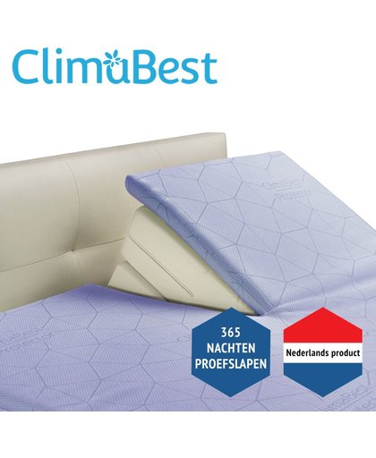 ClimaBest Splittopper BlueFlex UltraComfort traagschuim - 160 x 210 cm