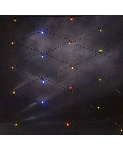 Konstsmide - LED lichtnet micro 1.5x2.5m, 24V 120x - multicolor