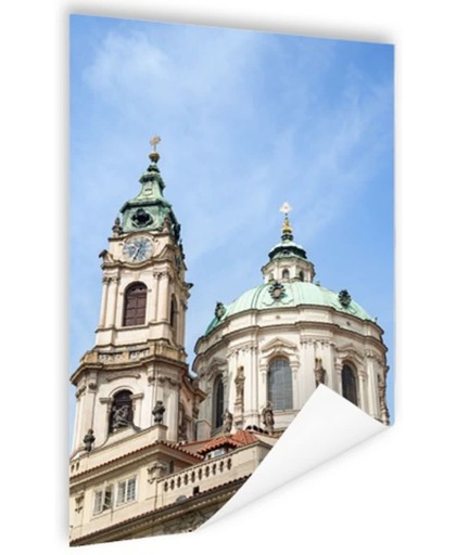 Sint Nicholas kerk Praag Poster 40x60 cm - Foto print op Poster (wanddecoratie)