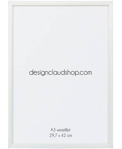 Aluminium wissellijst Fotolijst DesignClaud - Mat zilver - A3 formaat