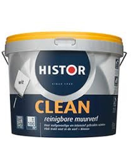 Histor Clean Muurverf RAL 9002 Grijswit 5 Liter
