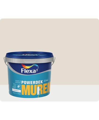 Flexa Powerdek Muurverf - 10 liter - Muren & Plafonds - 9001