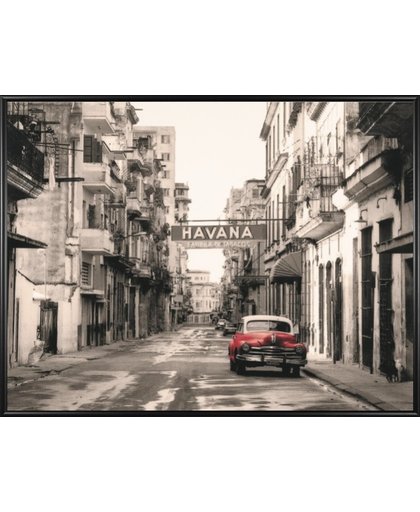 Havana - 30 x 40 cm - Kunststof lijst zwart