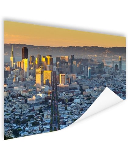 San Francisco in ochtendlicht Poster 60x40 cm - Foto print op Poster (wanddecoratie)