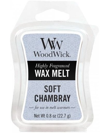 Woodwick Wax Melt Soft Chambray 3 stuks