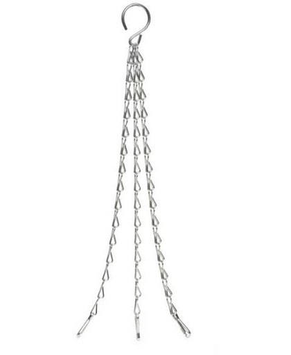 Vervangketting hanging basket - 38 cm - set van 3 stuks