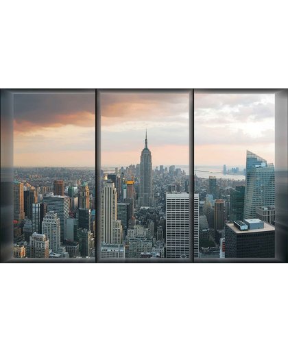 Fotobehang City New York Skyline Empire State | M - 104cm x 70.5cm | 130g/m2 Vlies