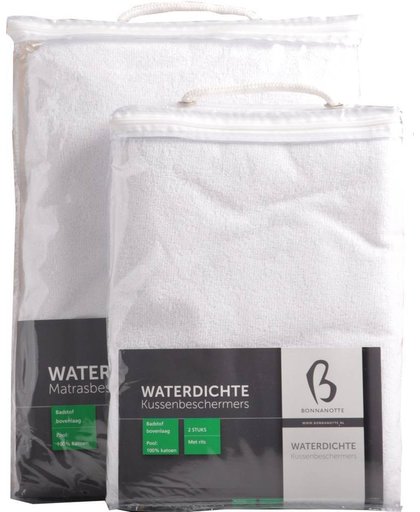 Bonnanotte Waterdichte Matrasbeschermer Wit 180x210