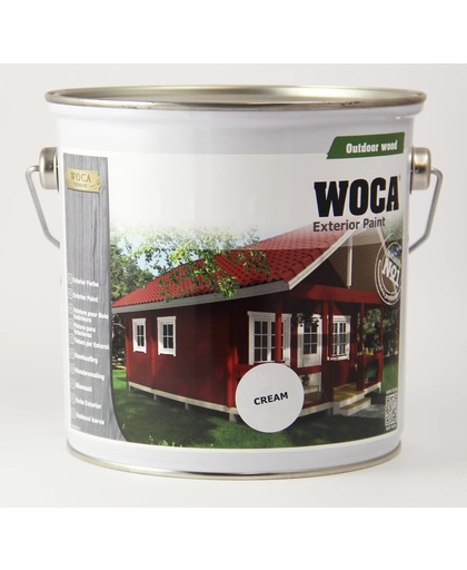 WOCA Exterior Paint Crème - 2,5 liter