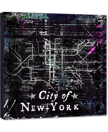 City of New York - 70x70 cm - Teis Albers - PixaPrint - TA00330-1