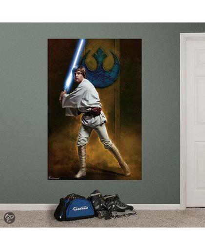 Luke Skywalker muursticker / Luke Skywalker poster / STAR WARS muursticker