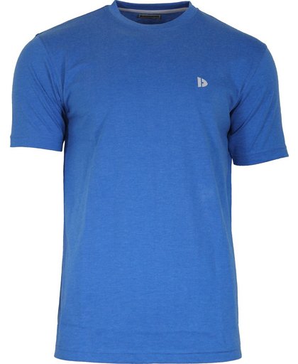 Donnay T-shirt - Sportshirt - Mannen - Maat M - Royal Blue Marl