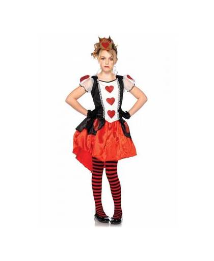 Leg avenue wonderland queen meisjes kostuum - maat m (7 tot 10 jaar)