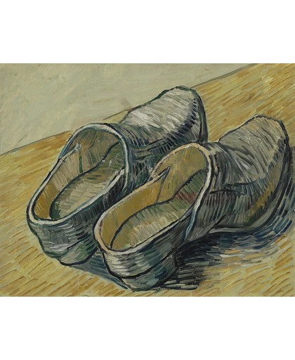 Vincent van Gogh - Een paar leren klompen - 20x25cm Canvas Giclée