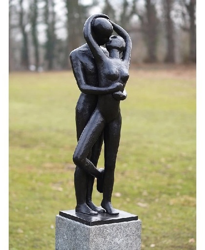 Bronzen beeld 'Kissing'