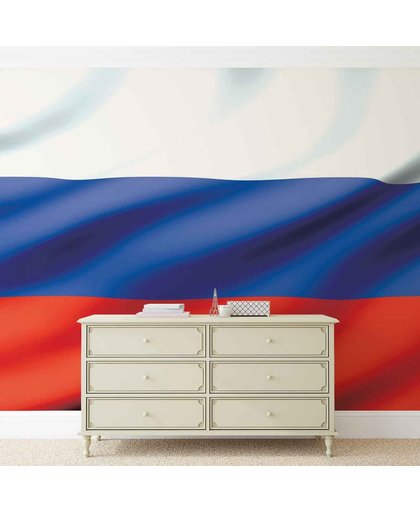 Fotobehang Flag Russia | XXL - 312cm x 219cm | 130g/m2 Vlies