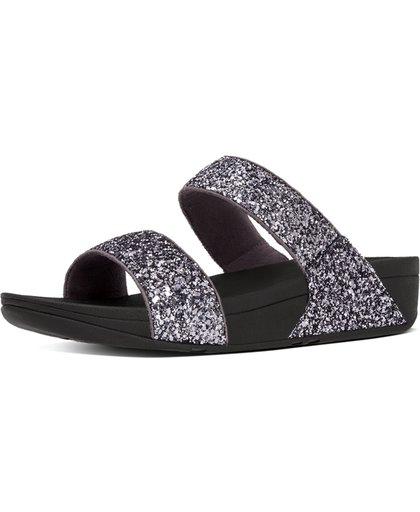 Fit Flop - Glitterball Slide  - Elegante slipper - Dames - Maat 38 - Brons - C63-012 -Bronze Glitter Microfibre