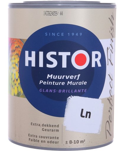 Histor Perfect Finish Muurverf Mat  RAL 9002 Grijswit 2,5 Liter