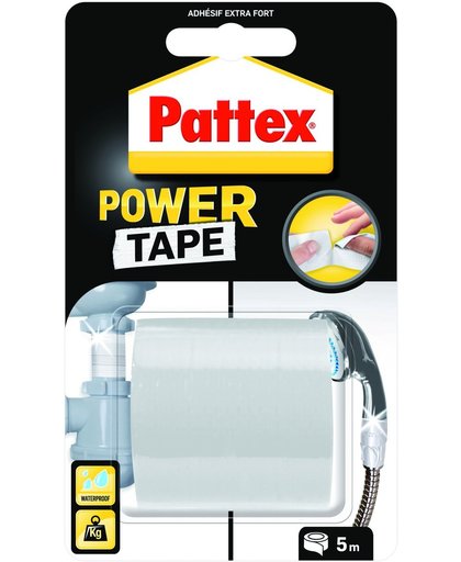 Pattex - Power tape - Waterbestendig - 5 Meter - Wit