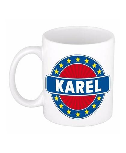 Karel naam koffie mok / beker 300 ml - namen mokken