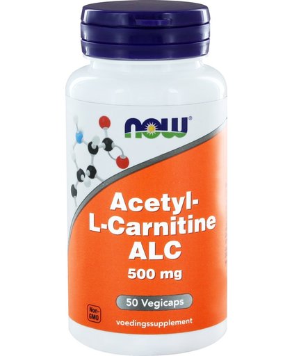 Now Acetyl-L-Carnitine 500 mg Capsules 50 st